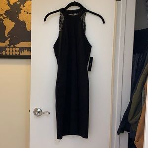 Lace Black Cocktail Dress